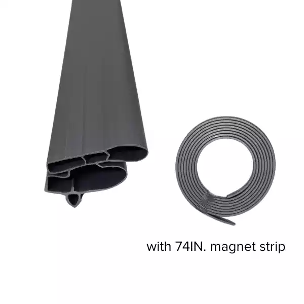 VISI cooler Gasket | Glass Refrigerator Gasket 74 Inch Beading (Includes Magnet 74 INCH ) 180043 - Image 2