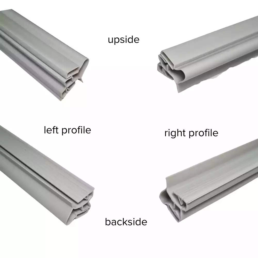 screw fitting (side fitting) Refrigerator Gasket 74 Inch Beading ( Includes Magnet 74-INCH ) compatible with Godrej, Whirlpool,Videocon, LG refrigerator etc.. - Image 3