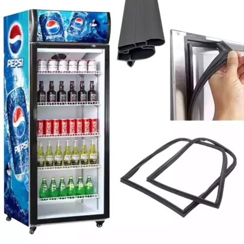 Glass fridge Door gasket (Push to Lock) 22*36.5 Inch.| Glass refrigerator door gasket | & useful for other refrigerators