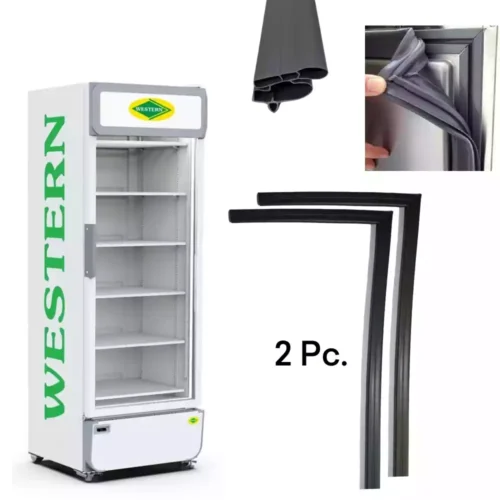 Universal Refrigerator Door Gasket Compatible with Western VISI Cooler door | 24×56 IN. 2 Pc. Universal size| Measure Before Ordering